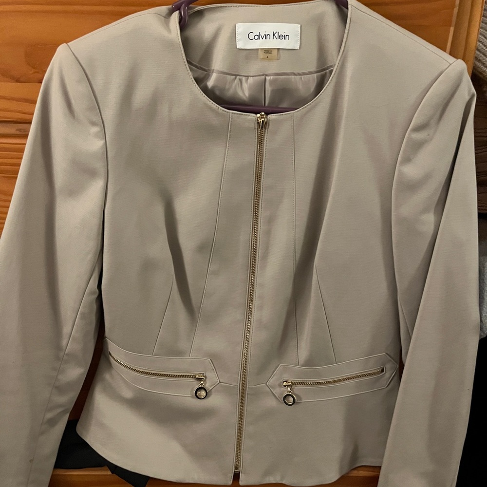 Calvin Klein Women's Gray Jacket
